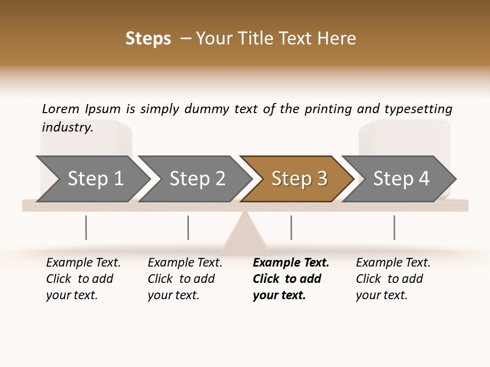 Risk Seesaw Price PowerPoint Template