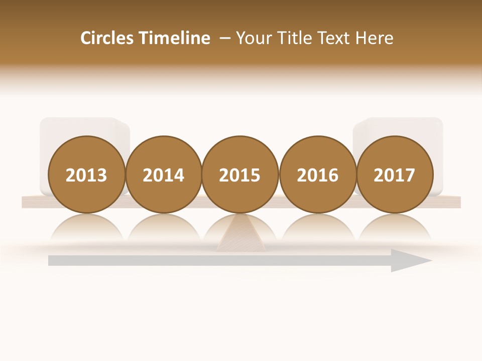 Risk Seesaw Price PowerPoint Template