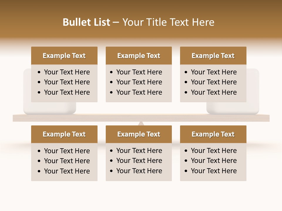 Risk Seesaw Price PowerPoint Template