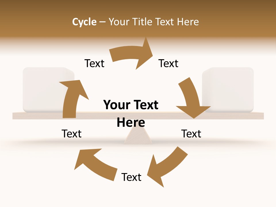 Risk Seesaw Price PowerPoint Template