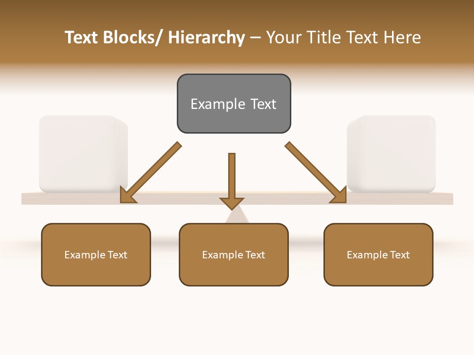 Risk Seesaw Price PowerPoint Template