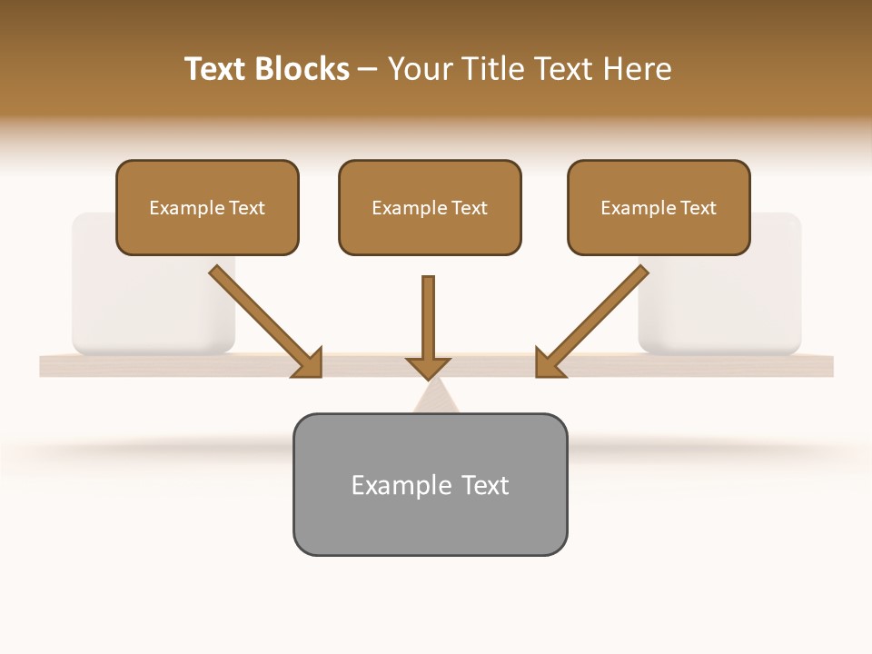 Risk Seesaw Price PowerPoint Template