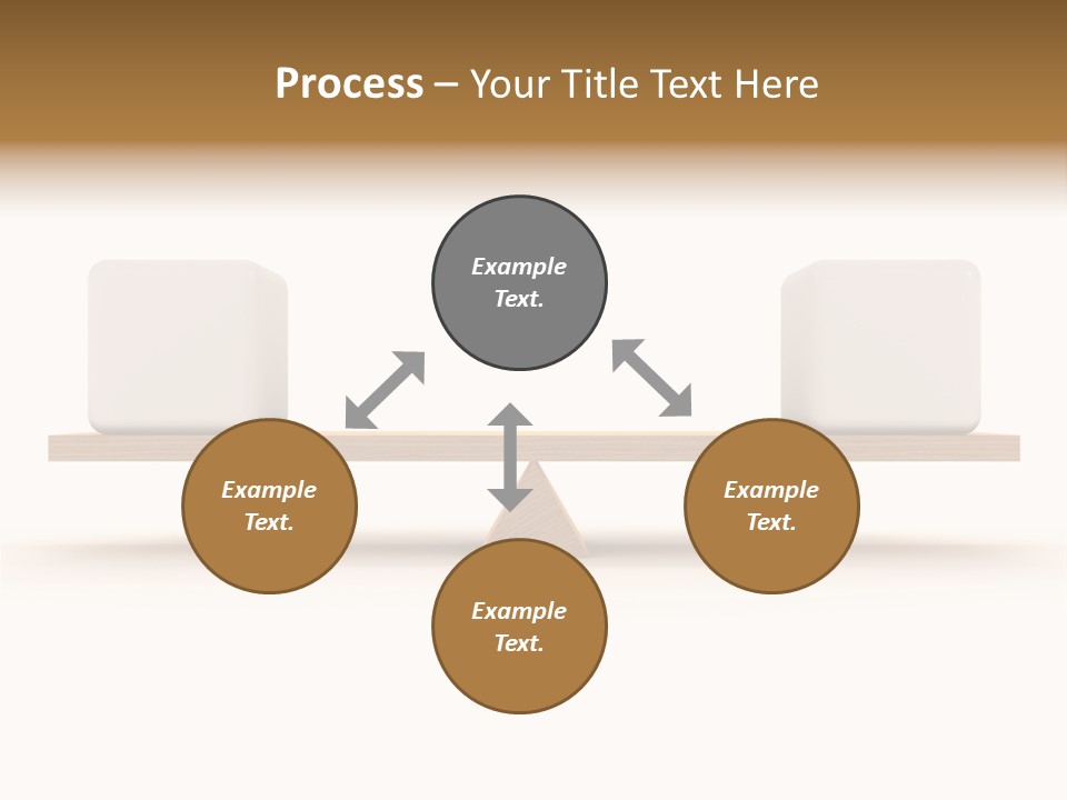 Risk Seesaw Price PowerPoint Template