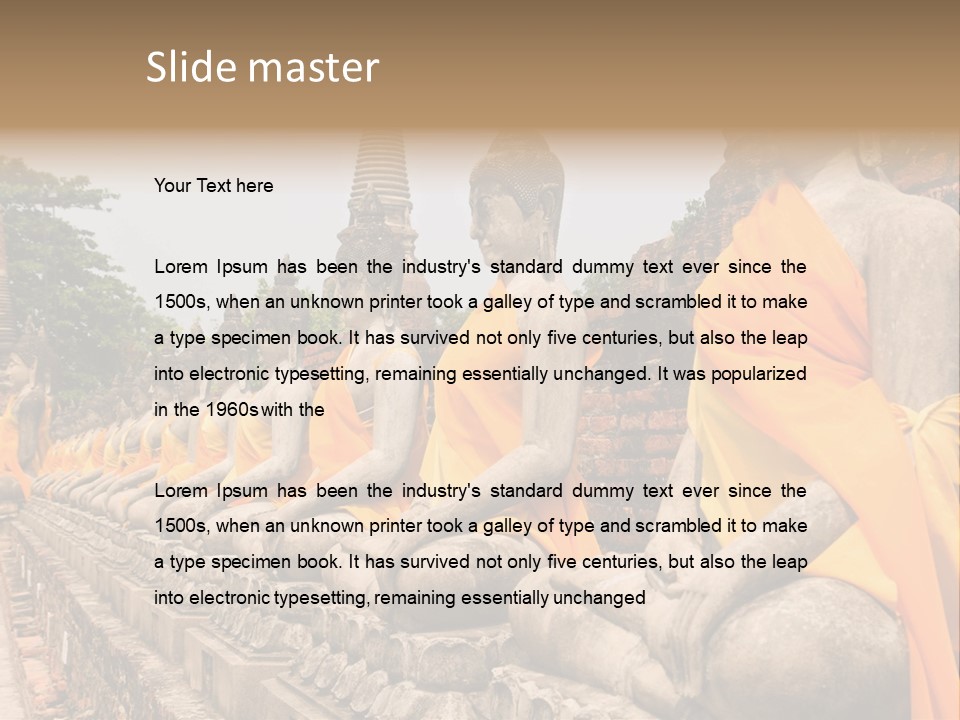 Creative Decorative Illustration PowerPoint Template