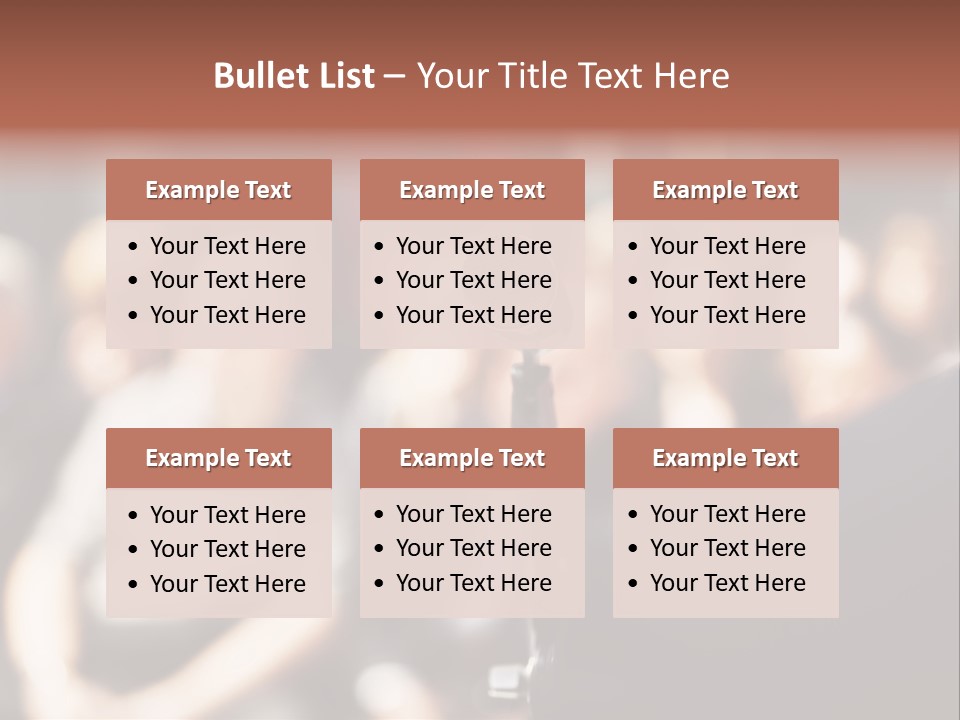 Convention Center Unrecognizable Person Microphone Stand PowerPoint Template