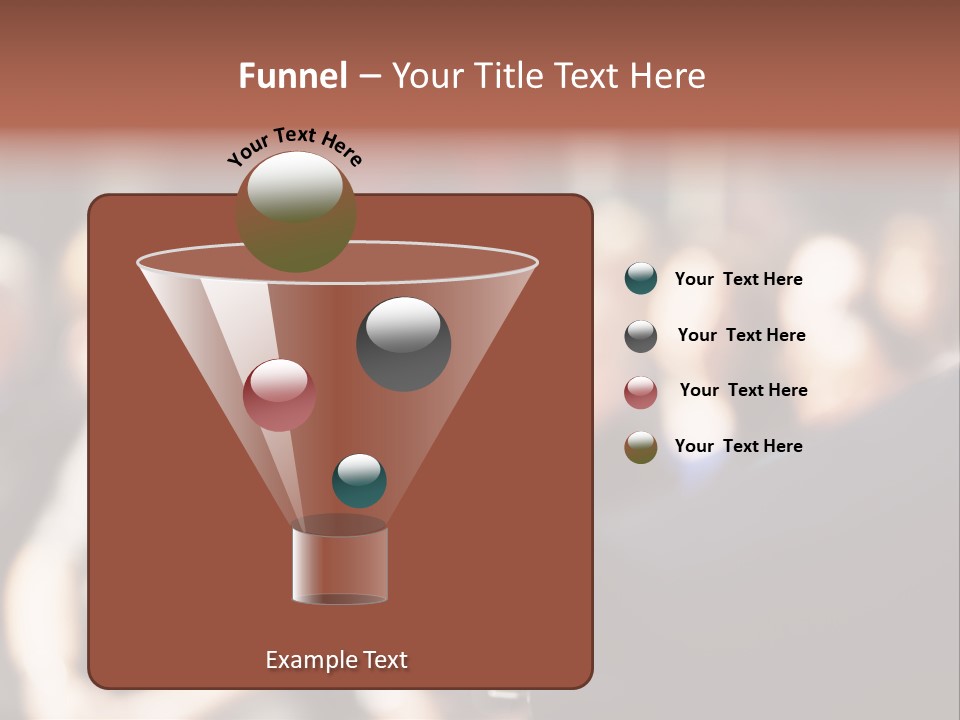 Convention Center Unrecognizable Person Microphone Stand PowerPoint Template