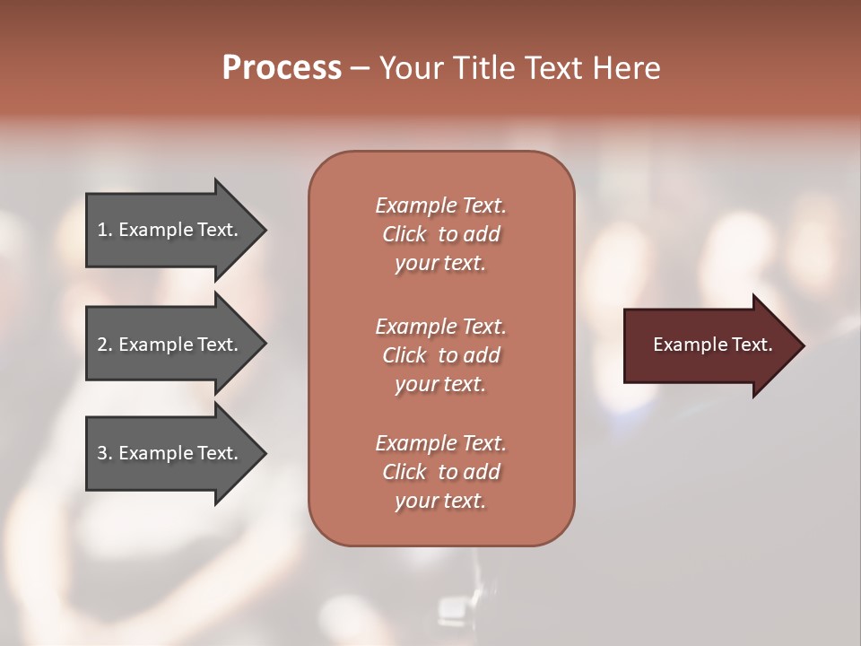 Convention Center Unrecognizable Person Microphone Stand PowerPoint Template