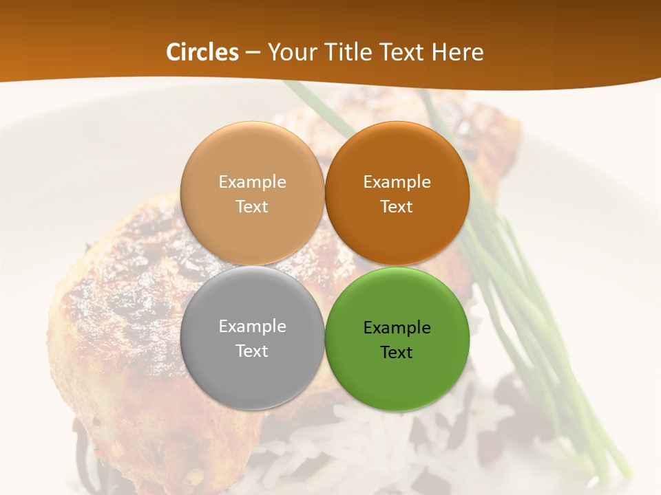 Salsa Traditional Chicken Leg PowerPoint Template