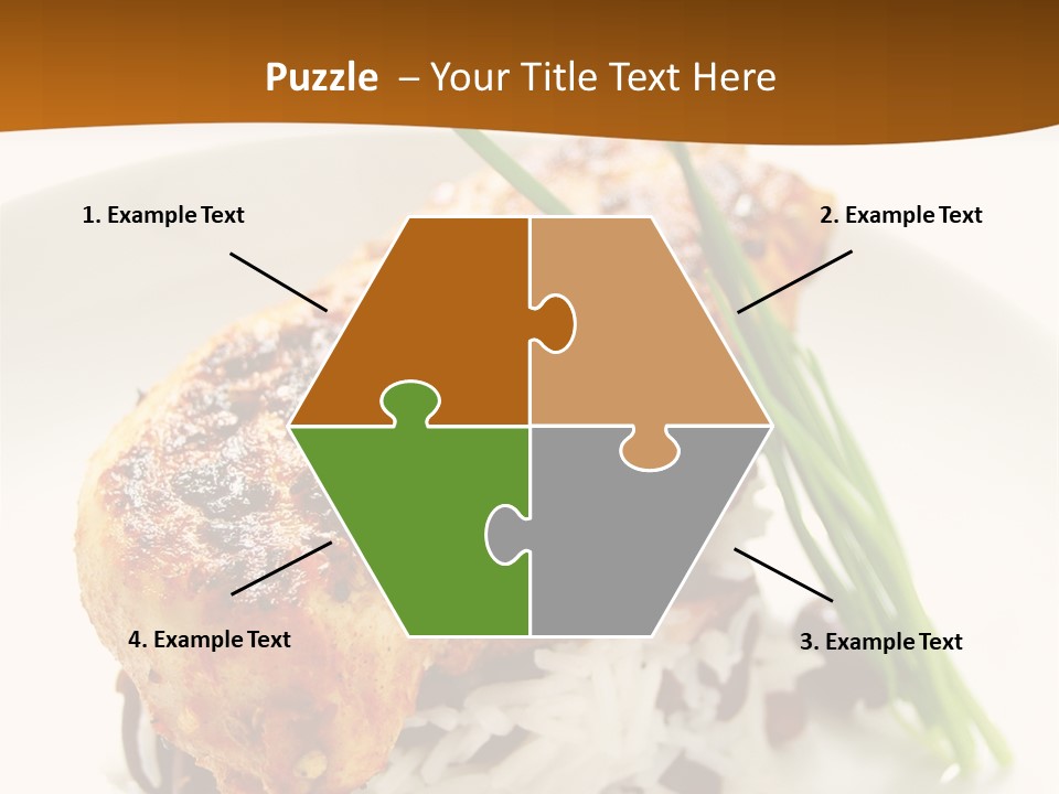 Salsa Traditional Chicken Leg PowerPoint Template