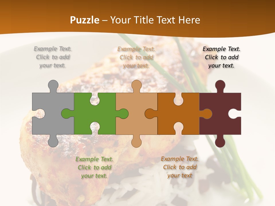 Salsa Traditional Chicken Leg PowerPoint Template