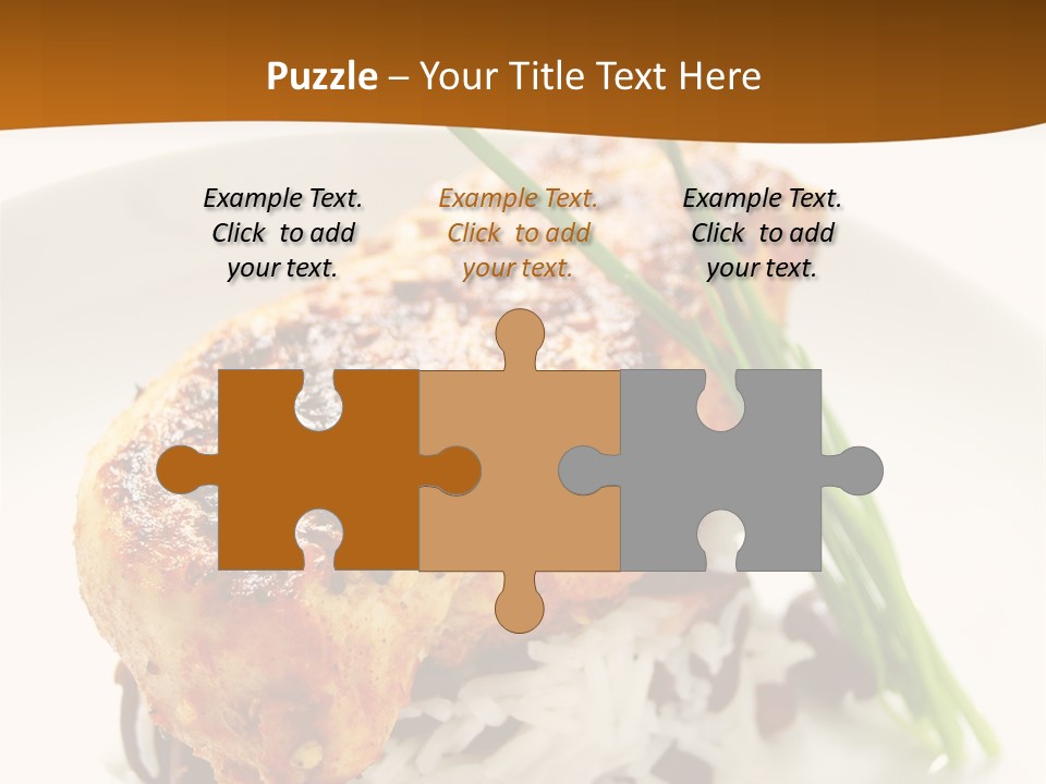 Salsa Traditional Chicken Leg PowerPoint Template