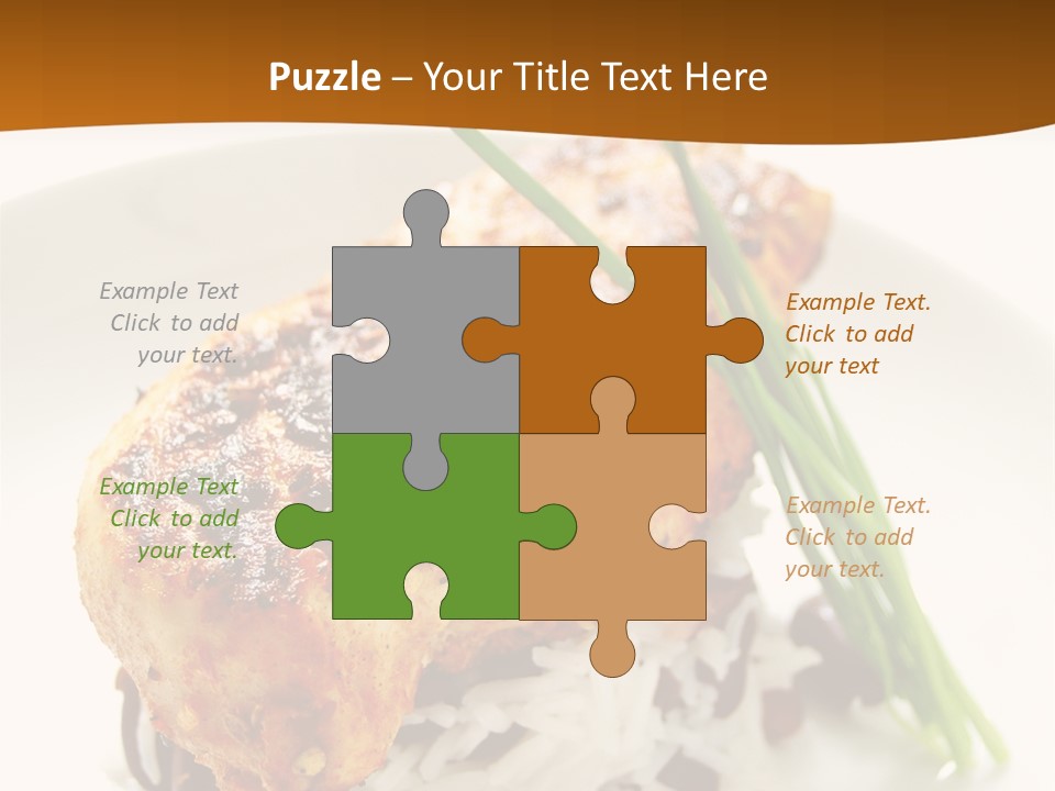 Salsa Traditional Chicken Leg PowerPoint Template