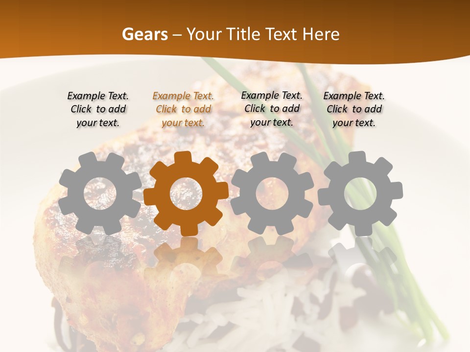 Salsa Traditional Chicken Leg PowerPoint Template