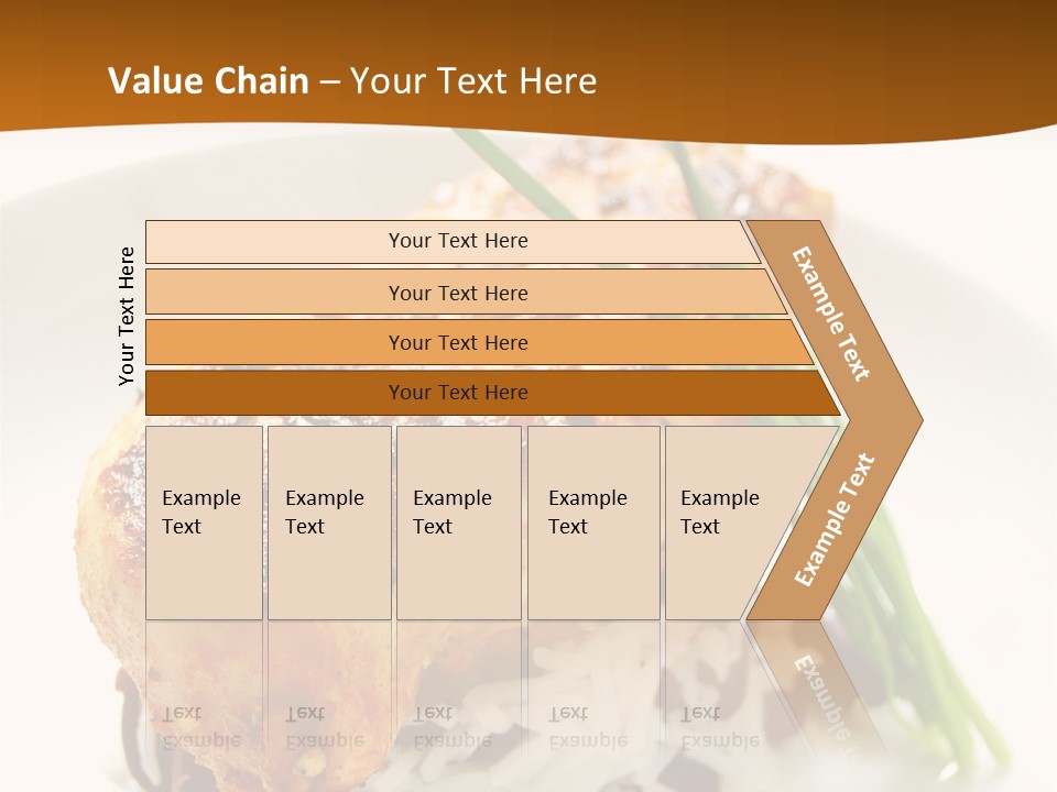 Salsa Traditional Chicken Leg PowerPoint Template
