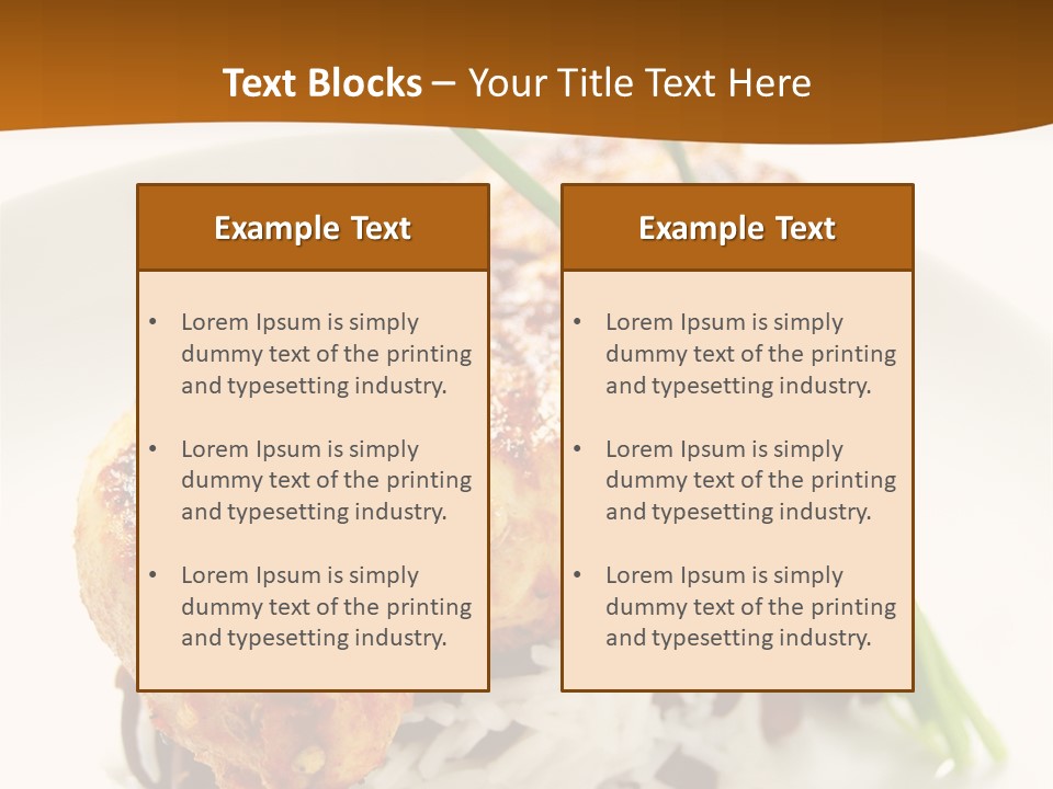 Salsa Traditional Chicken Leg PowerPoint Template