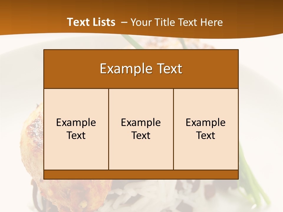 Salsa Traditional Chicken Leg PowerPoint Template