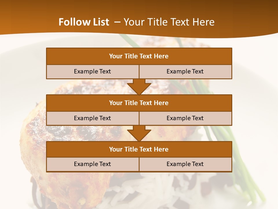 Salsa Traditional Chicken Leg PowerPoint Template