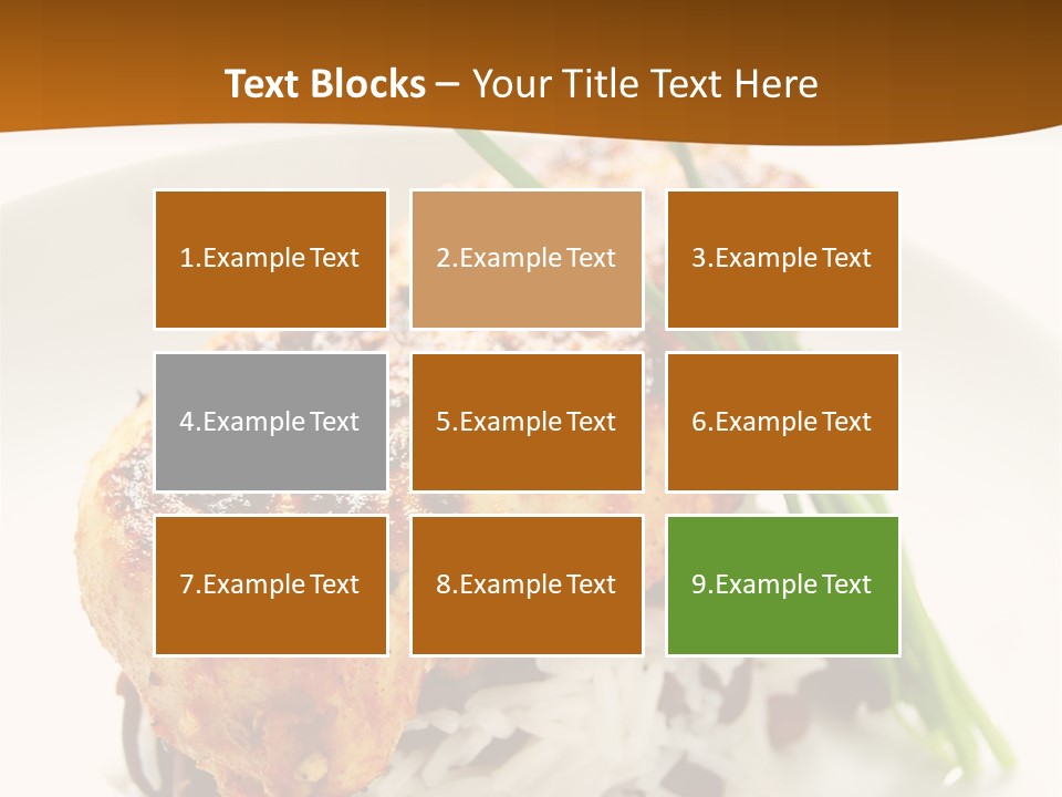 Salsa Traditional Chicken Leg PowerPoint Template