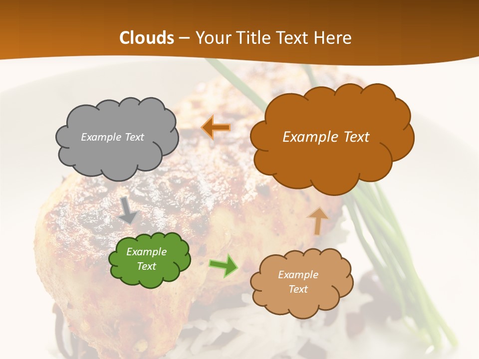 Salsa Traditional Chicken Leg PowerPoint Template