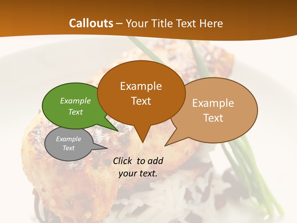 Salsa Traditional Chicken Leg PowerPoint Template