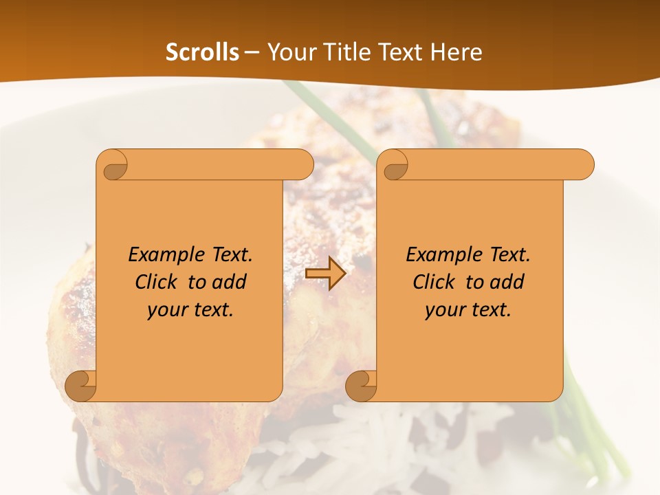 Salsa Traditional Chicken Leg PowerPoint Template