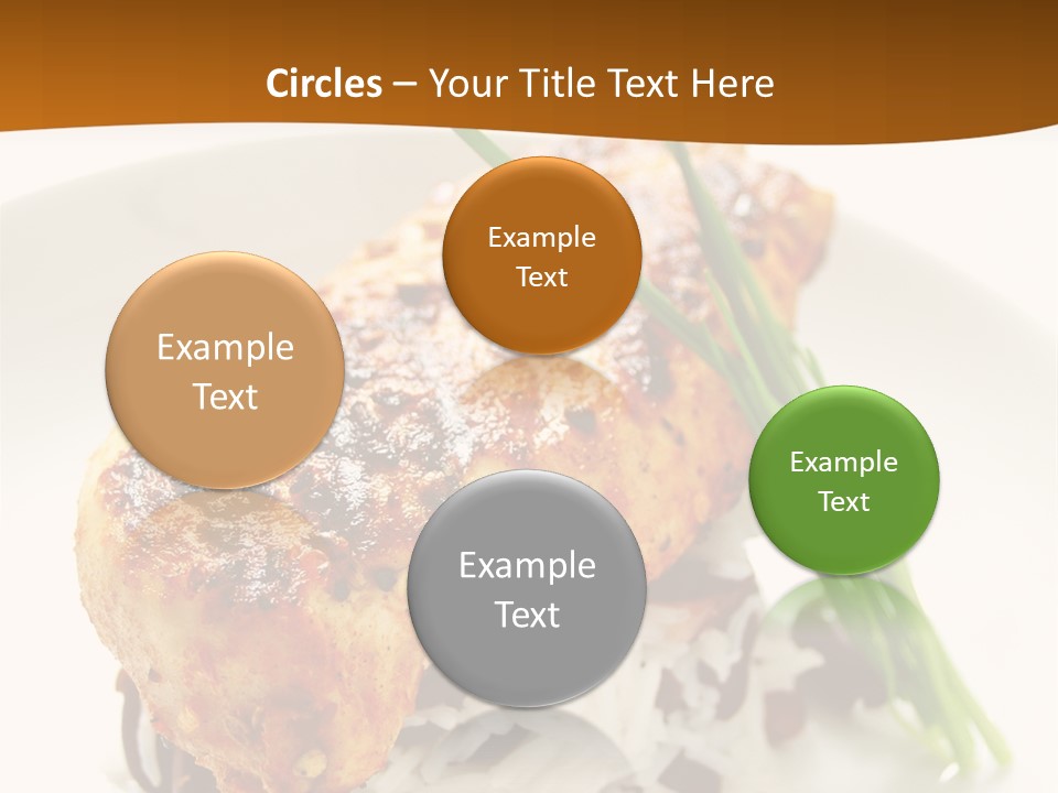 Salsa Traditional Chicken Leg PowerPoint Template