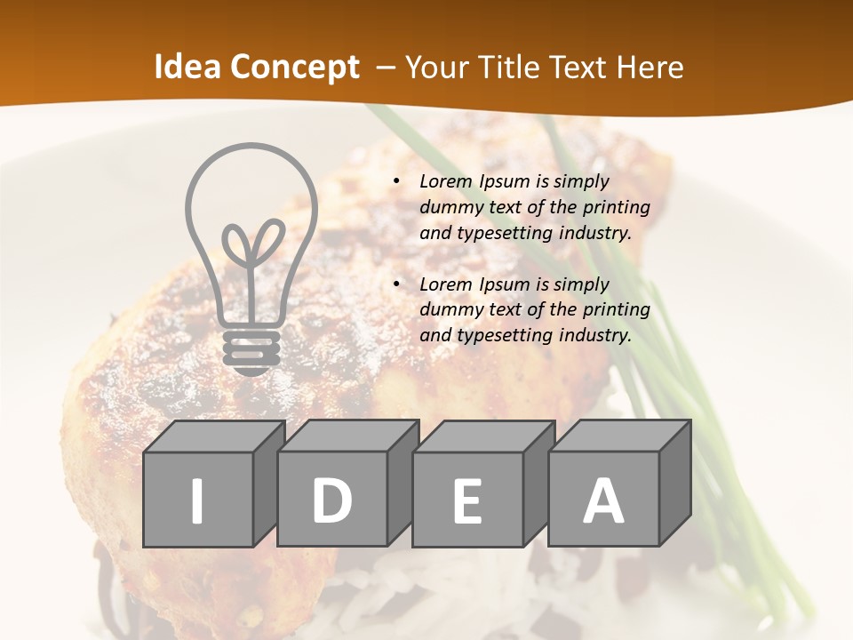 Salsa Traditional Chicken Leg PowerPoint Template