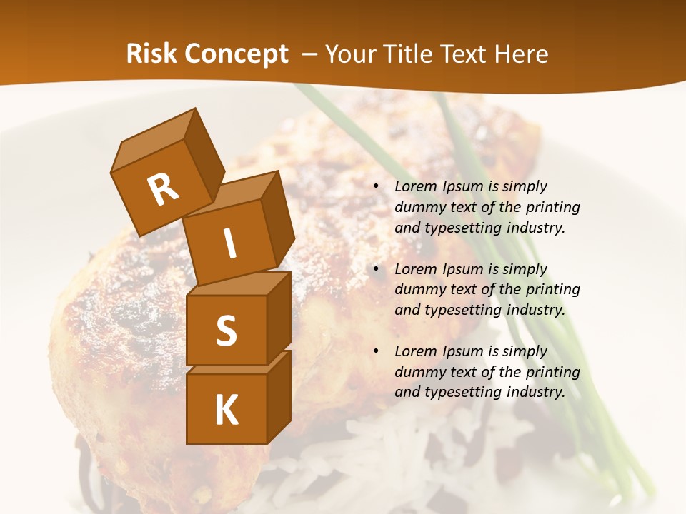 Salsa Traditional Chicken Leg PowerPoint Template