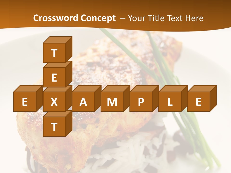 Salsa Traditional Chicken Leg PowerPoint Template