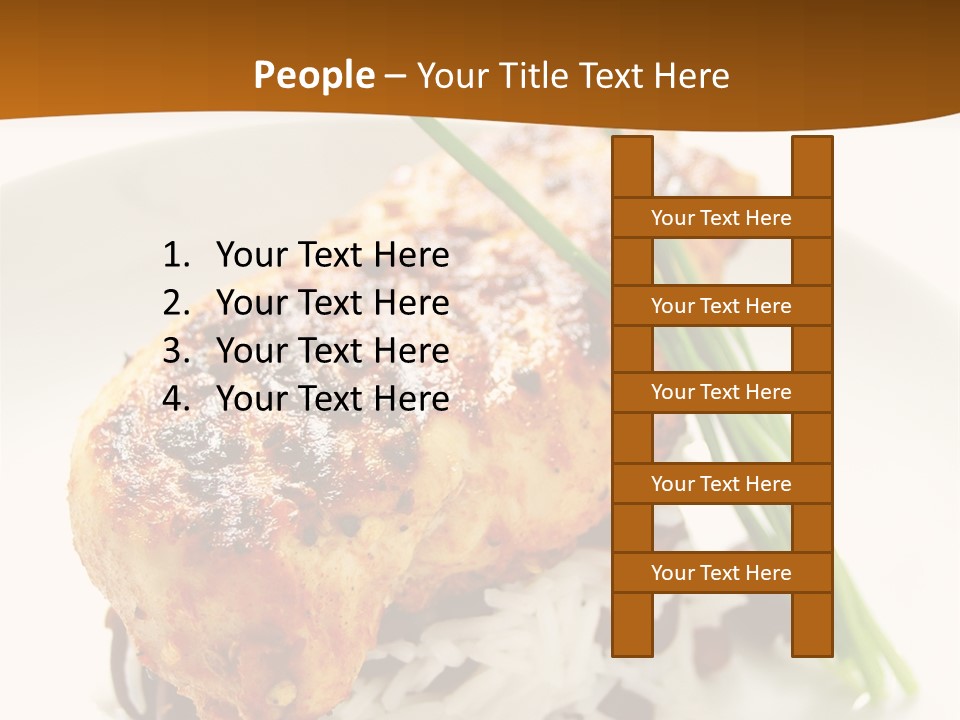 Salsa Traditional Chicken Leg PowerPoint Template