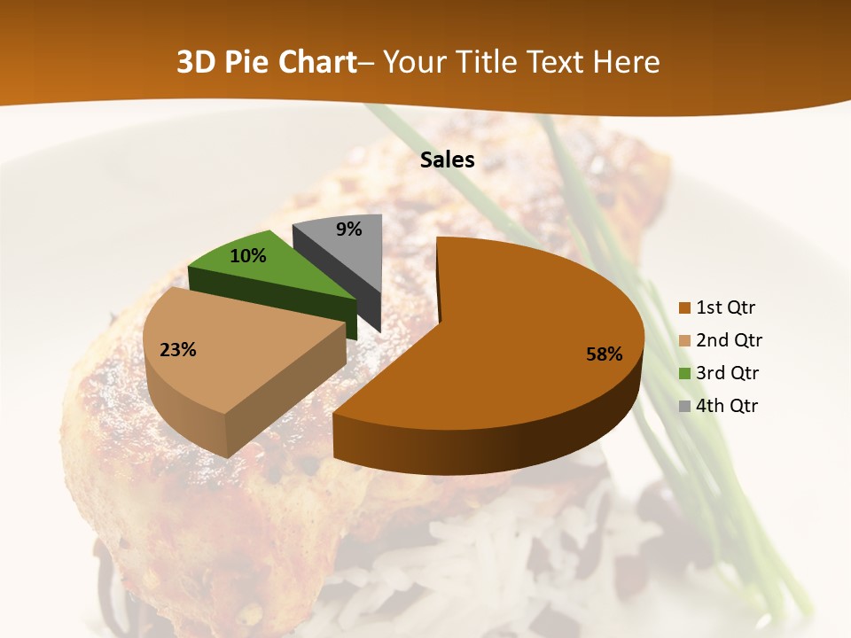 Salsa Traditional Chicken Leg PowerPoint Template