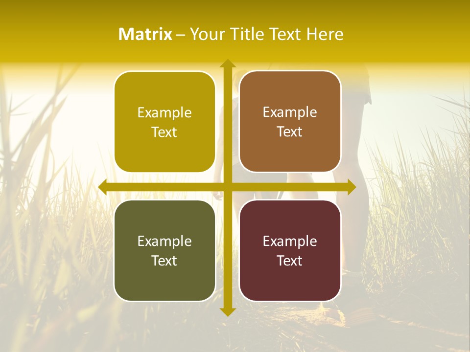 Crop Body Aim PowerPoint Template