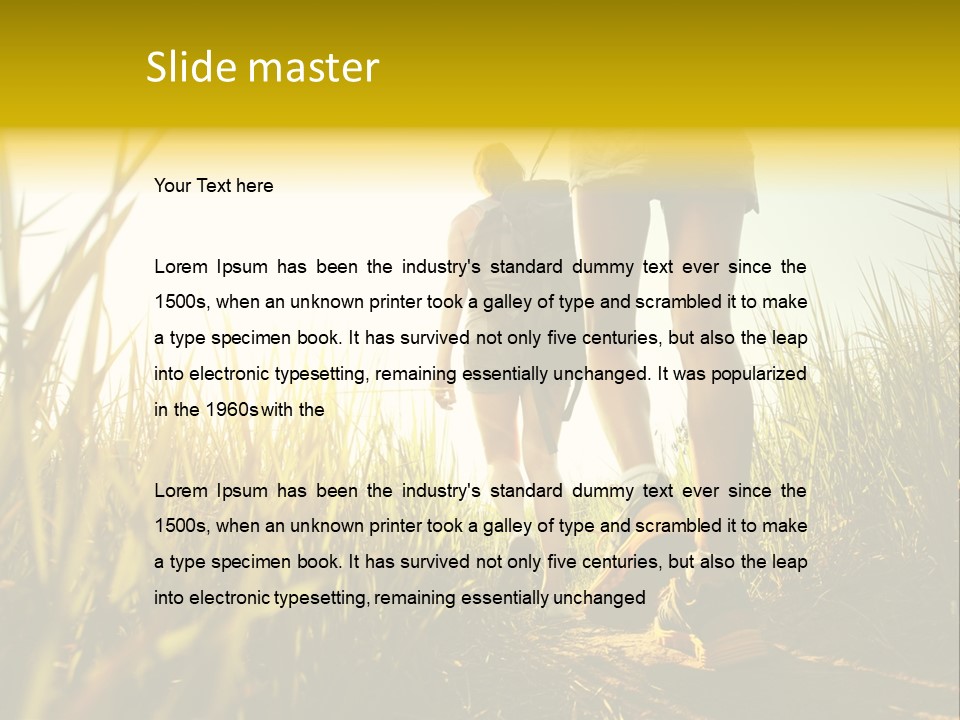 Crop Body Aim PowerPoint Template