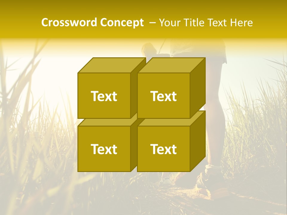 Crop Body Aim PowerPoint Template