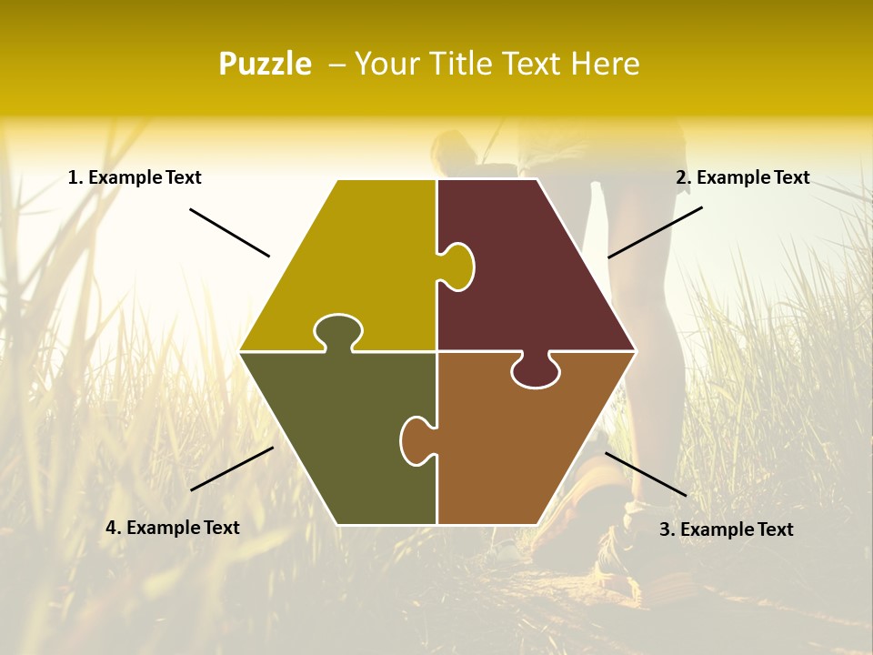 Crop Body Aim PowerPoint Template