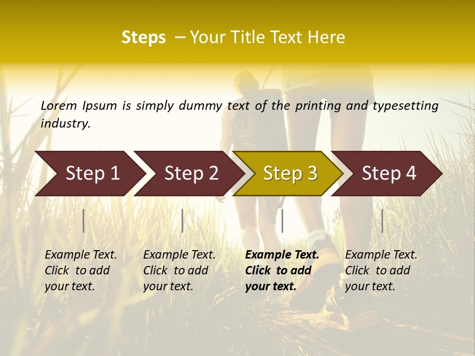 Crop Body Aim PowerPoint Template