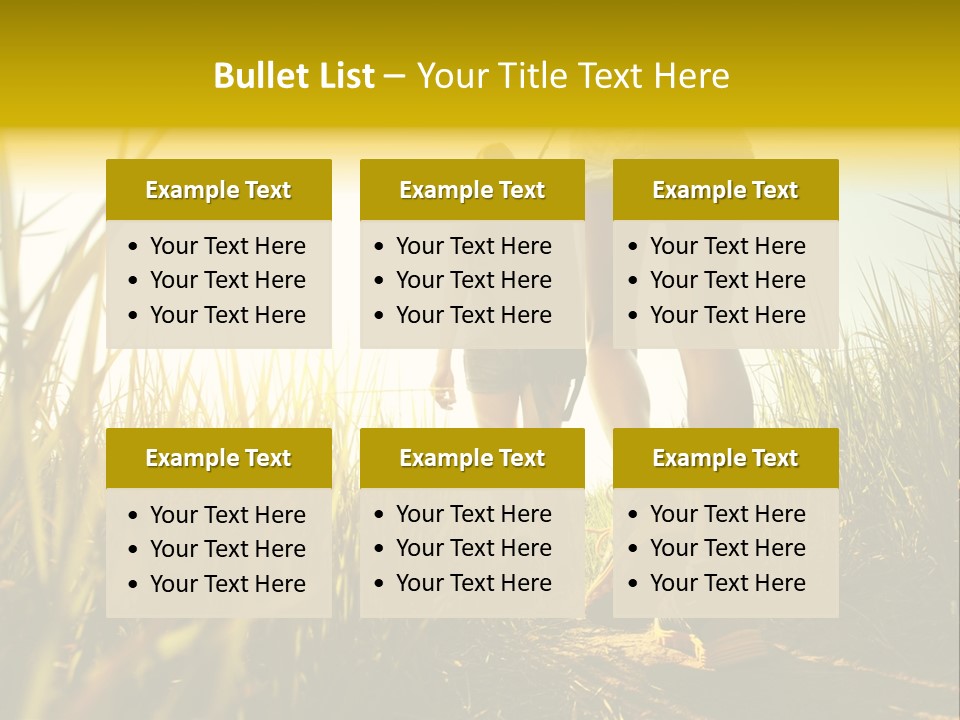 Crop Body Aim PowerPoint Template