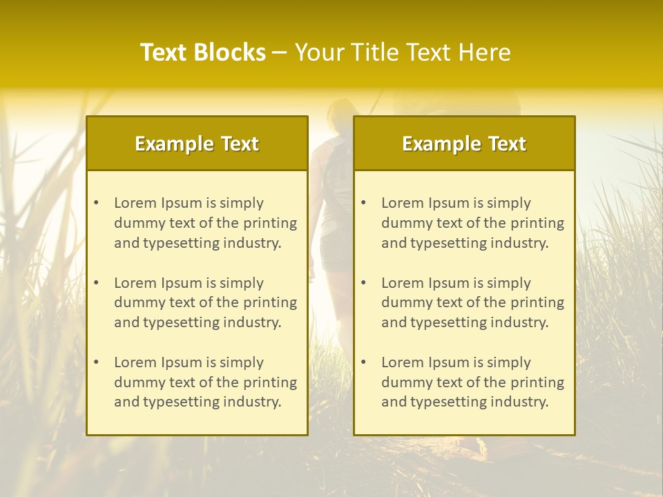 Crop Body Aim PowerPoint Template