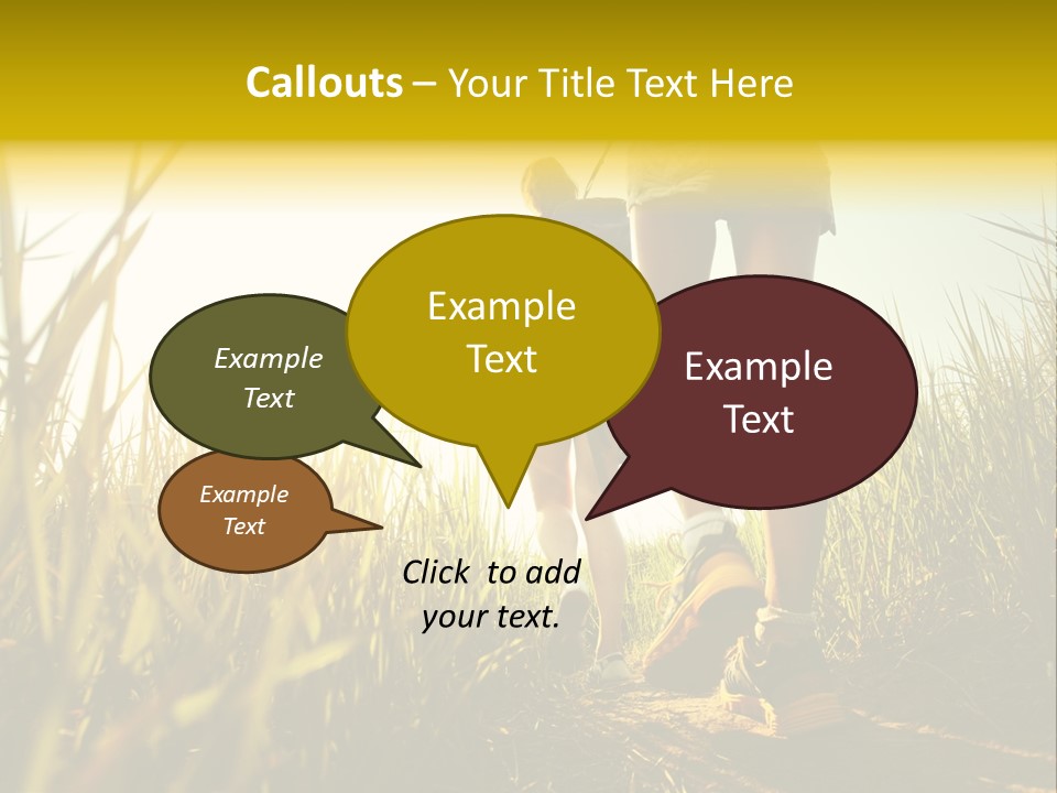 Crop Body Aim PowerPoint Template