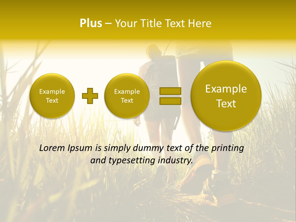 Crop Body Aim PowerPoint Template