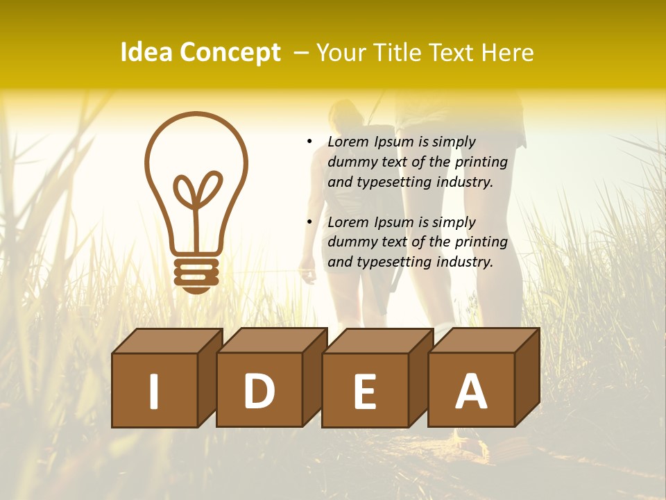 Crop Body Aim PowerPoint Template