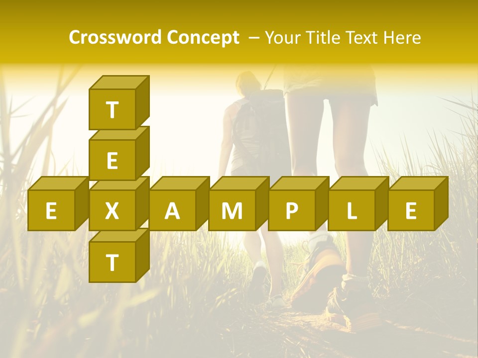 Crop Body Aim PowerPoint Template