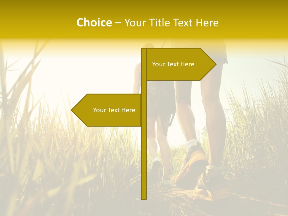 Crop Body Aim PowerPoint Template