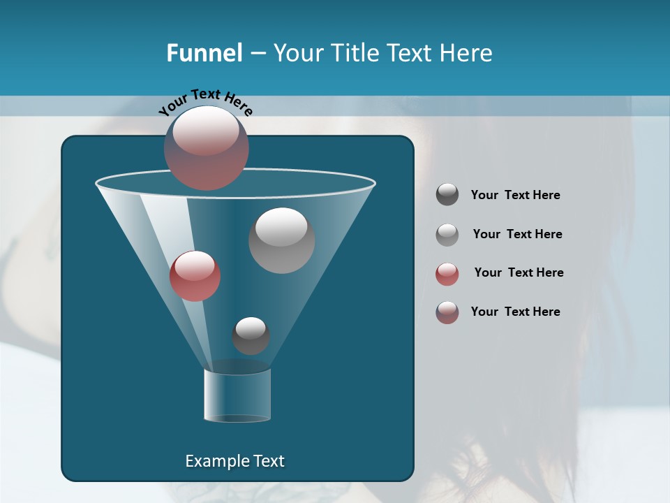 A Woman With Red Hair And Tattoos On Her Arm PowerPoint Template