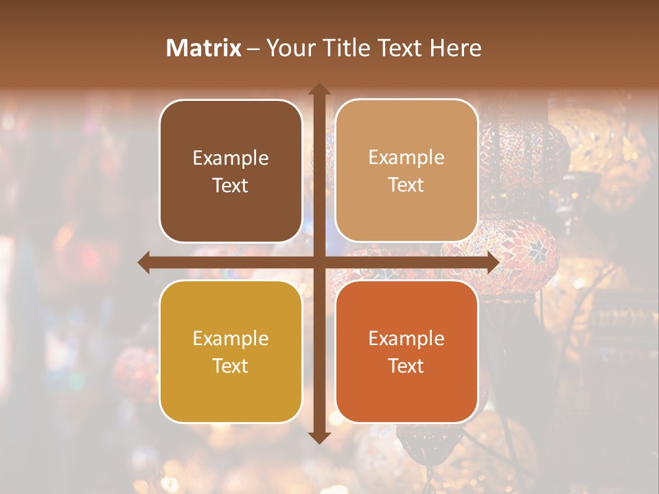 Mall Bazaar Turkey PowerPoint Template