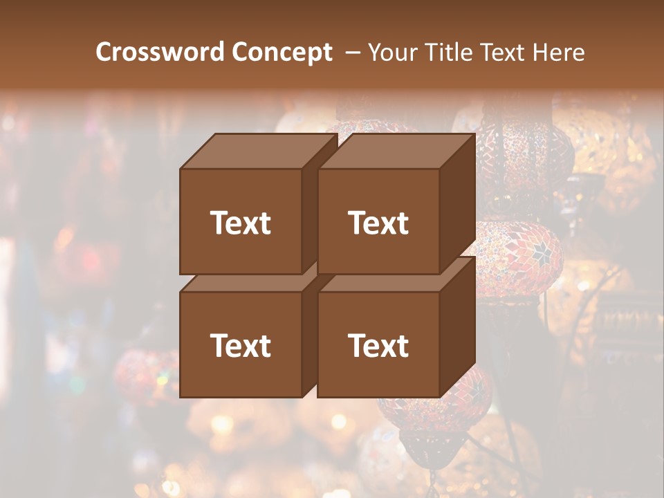 Mall Bazaar Turkey PowerPoint Template