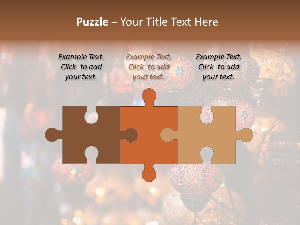 Mall Bazaar Turkey PowerPoint Template