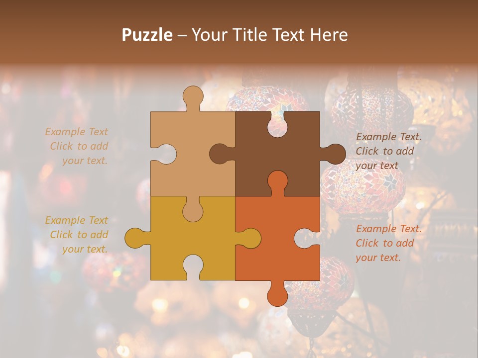 Mall Bazaar Turkey PowerPoint Template