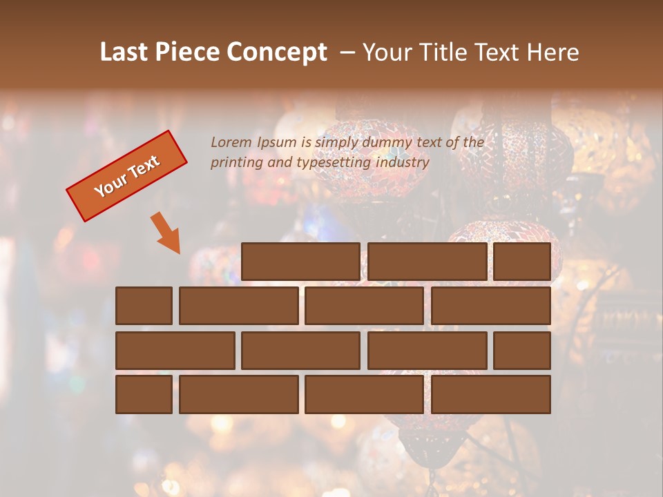 Mall Bazaar Turkey PowerPoint Template