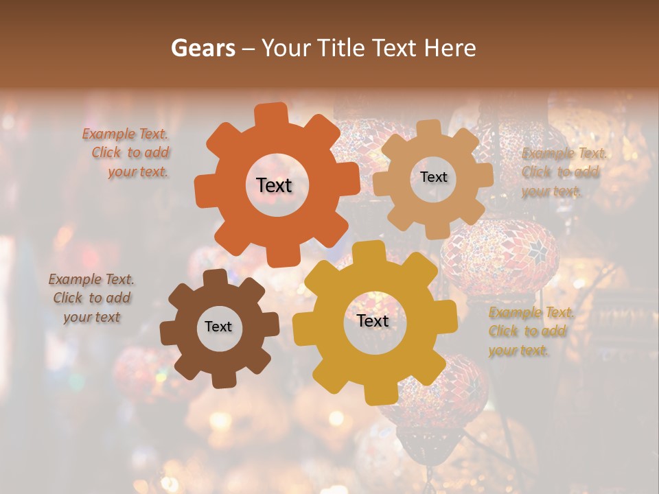 Mall Bazaar Turkey PowerPoint Template